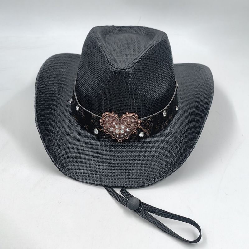 Aangepaste strand vrouwen Cowgirl hoed