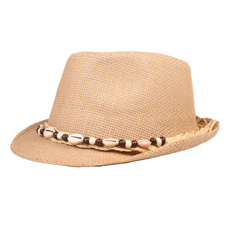 Shell Beach Sun Straw Trilby-hoed voor heren