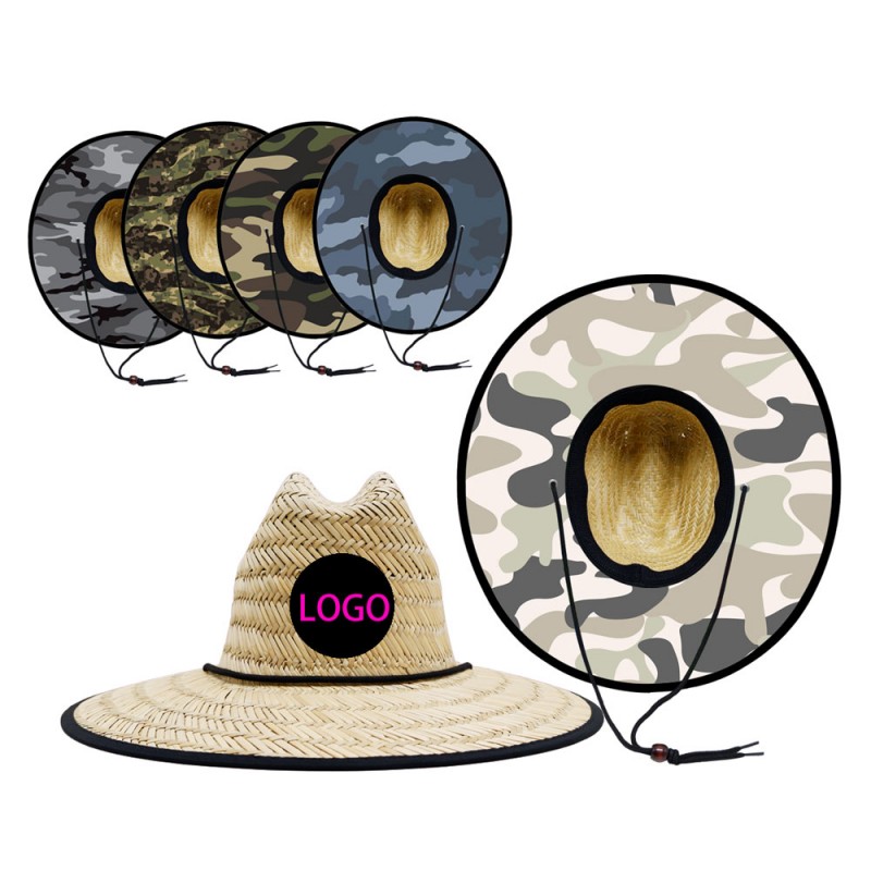 Outdoor camouflage strohoeden