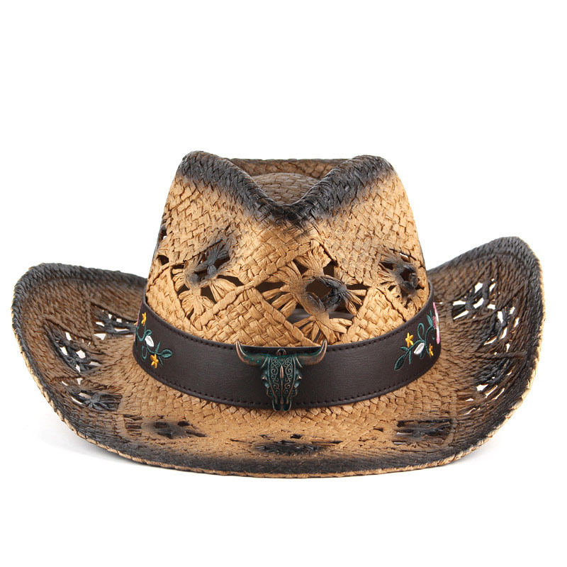 Retro cowboy strohoeden voor heren